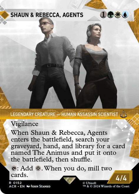 Shaun & Rebecca, Agents (Showcase Foil) | Universes Beyond: Assassin's Creed