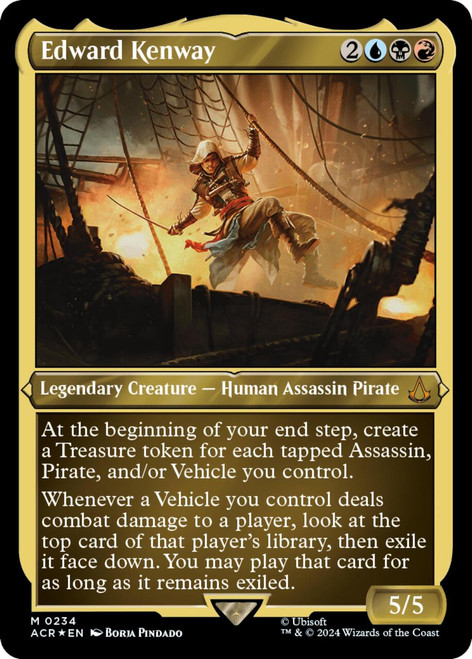 Edward Kenway (Etched Foil)