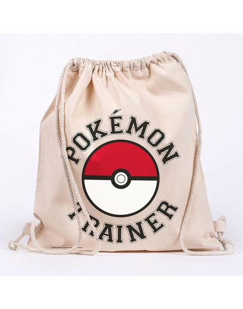 Pokemon Trainer Draw String Eco Canvas Bag