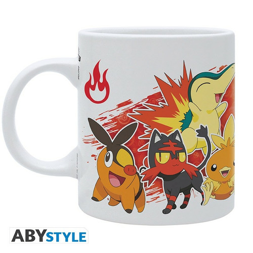 Pokemon Fire Starters White Mug