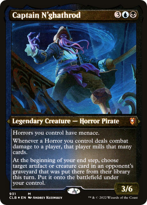 Captain N'gathrod (Etched Foil Display Commander)