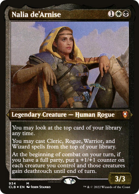 Nalia de'Arnise (Etched Foil Display Commander)