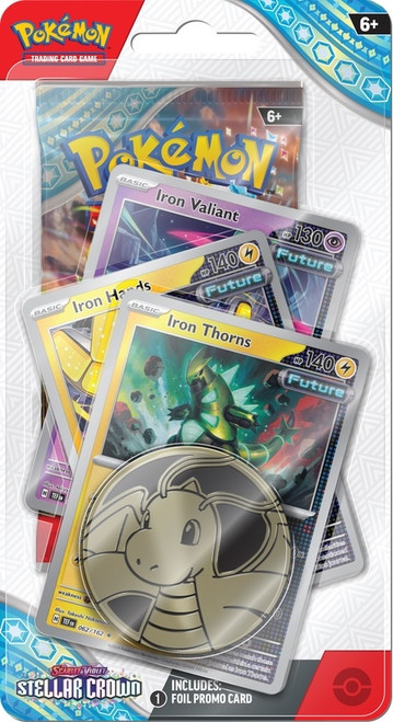 Scarlet and Violet Stellar Crown Premium Checklane Blister Iron Thorns