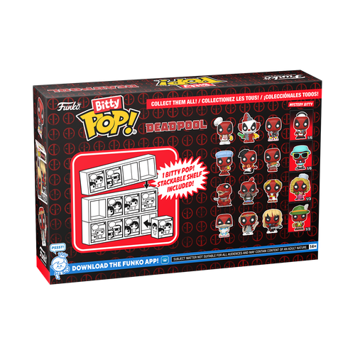 Bitty POP! Deadpool: Backyard Griller, Clown & Bedtime 4-Pack