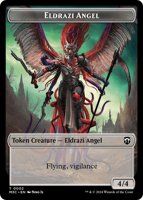 Modern Horizons 3 Commander - Eldrazi Angel Token (Ripple Foil)
