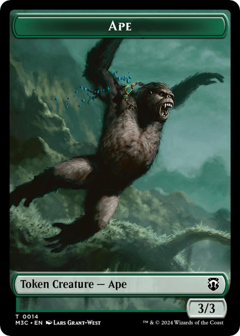Modern Horizons 3 Commander - Ape Token (Ripple Foil)