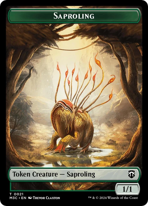 Modern Horizons 3 Commander - Saproling Token (Ripple Foil)