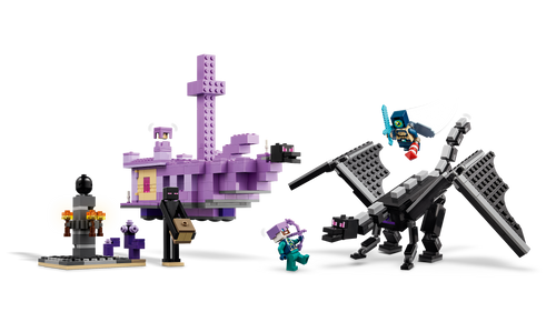 Minecraft The Ender Dragon and End Ship Set 21264