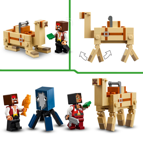 Minecraft The Pirate Ship Voyage Building Set 21259