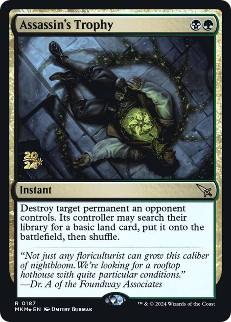 Assassin's Trophy (Prerelease Foil)