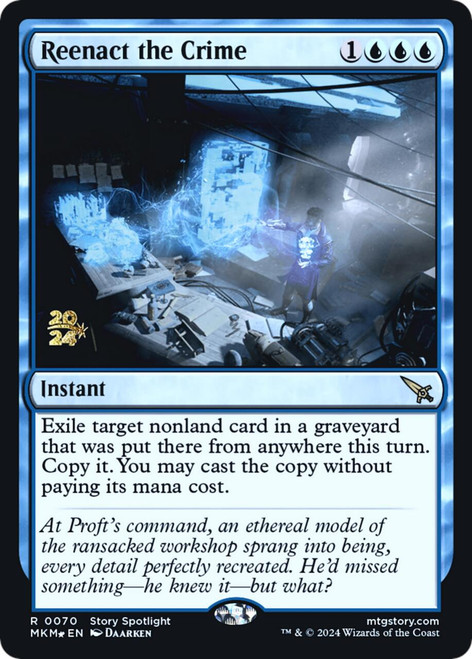 Reenact the Crime (Prerelease Foil)