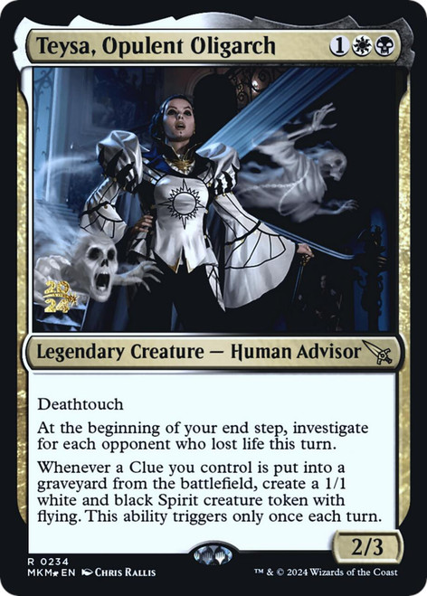 Teysa, Opulent Oligarch (Prerelease Foil)