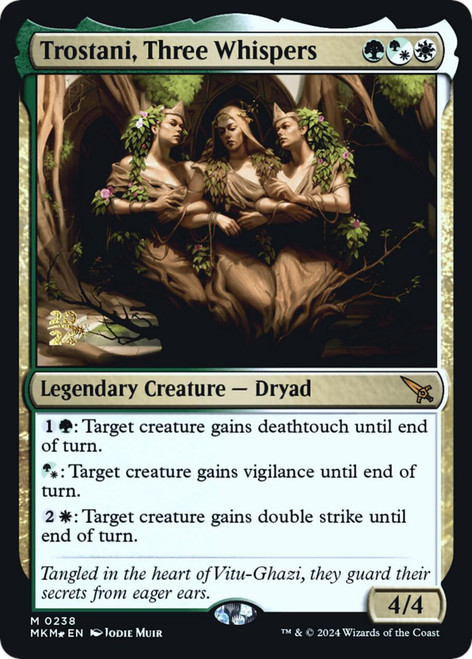 Trostani, Three Whispers (Prerelease Foil)