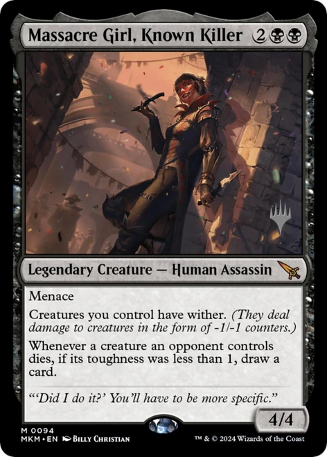 Massacre Girl, Known Killer (Promo Pack Foil)