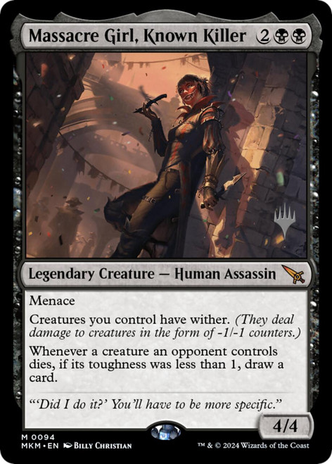 Massacre Girl, Known Killer (Promo Pack Foil)
