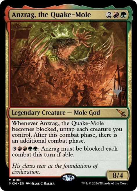 Anzrag, the Quake-Mole (Promo Pack Foil)