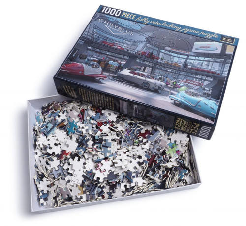 *DAMAGED* Fallout: Chryslus Showroom - A Busy Day Jigsaw Puzzle (1000 piece)