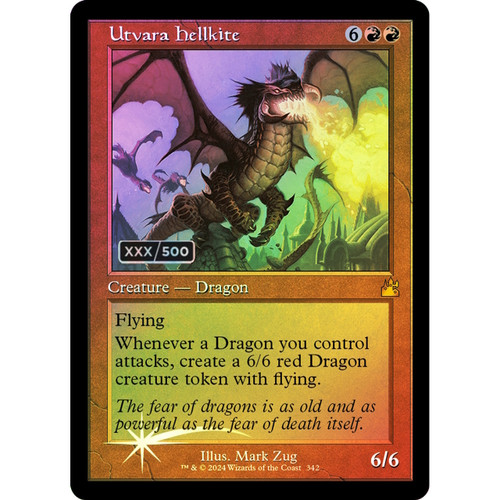 Utvara Hellkite (Retro Frame Foil) - Serialized 285/500