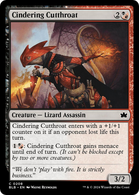 Cindering Cutthroat (Foil)