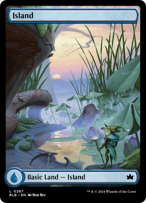 Island (#267) (Full Art) (Foil)