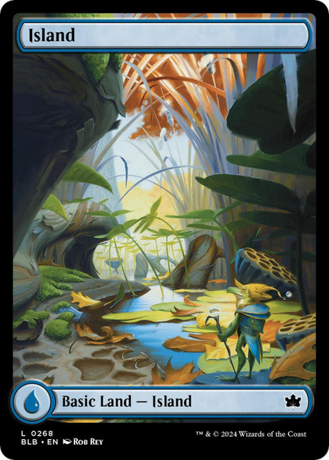 Island (#268) (Full Art) (Foil)