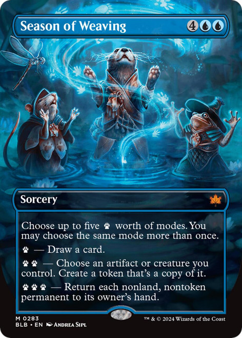 Season of Weaving (#283) (Borderless Foil)