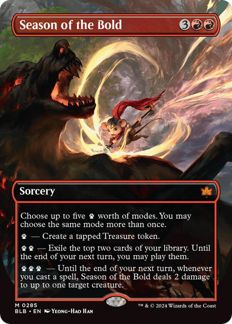 Season of the Bold (#285) (Borderless Foil)