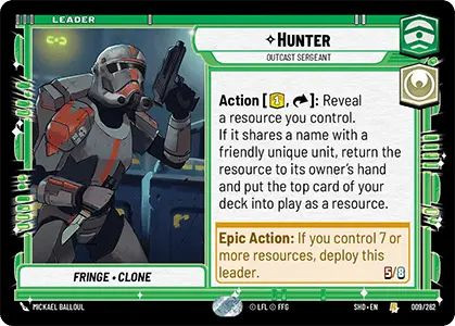 Hunter, Outcast Sergeant