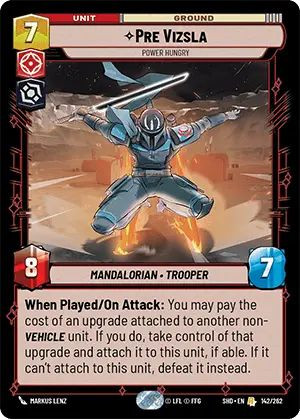 Pre Vizsla, Power Hungry