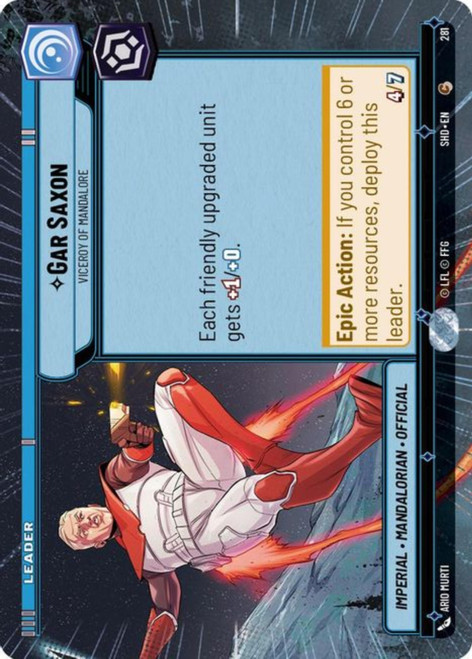 Gar Saxon, Viceroy of Mandalore (Hyperspace Frame)