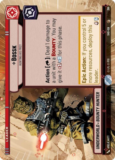 Bossk, Hunting His Prey (Hyperspace Frame)