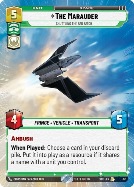 The Marauder, Shuttling the Bad Batch (Hyperspace Frame)