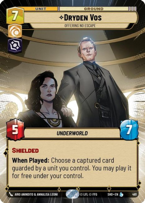Dryden Vos, Offering No Escape (Hyperspace Frame)