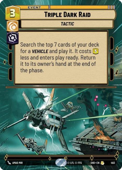 Triple Dark Raid (Hyperspace Frame)