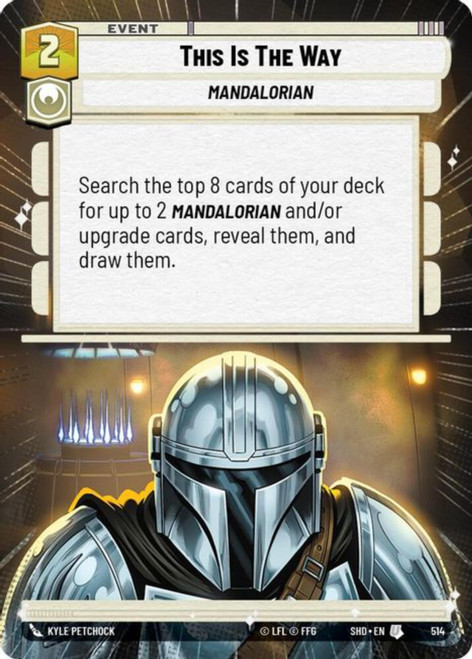 This Is The Way (Hyperspace Frame)