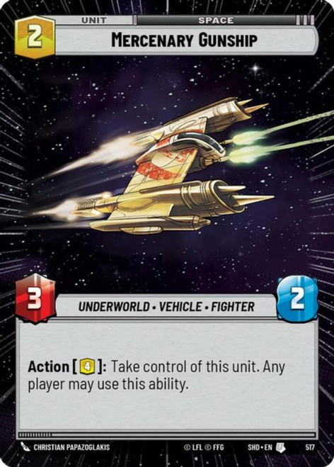 Mercenary Gunship (Hyperspace Frame)