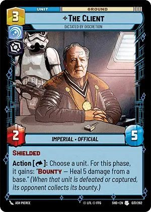 The Client, Dictated by Discretion (Foil)