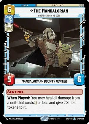The Mandalorian, Wherever I Go, He Goes (Foil)