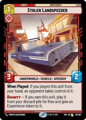 Stolen Landspeeder (Foil)