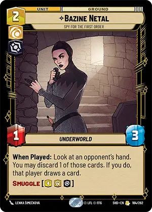 Bazine Netal, Spy for the First Order (Foil)