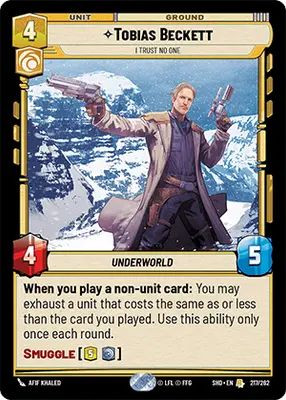Tobias Beckett, I Trust No One (Foil)