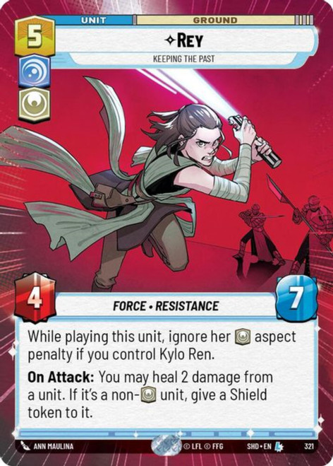 Rey, Keeping the Past (Hyperspace Foil)