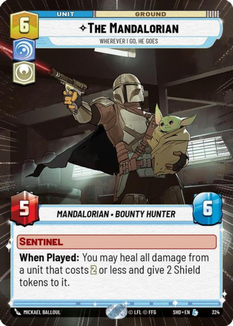The Mandalorian, Wherever I Go, He Goes (Hyperspace Foil)