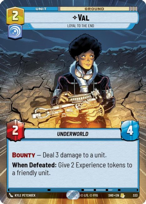 Val, Loyal to the End (Hyperspace Foil)