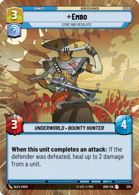 Embo, Stoic and Resolute (Hyperspace Foil)