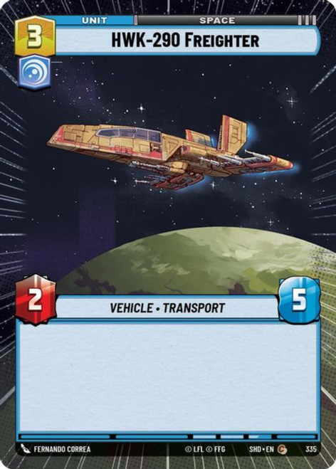 HWK-290 Freighter (Hyperspace Foil)