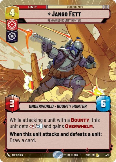 Jango Fett, Renowned Bounty Hunter (Hyperspace Foil)