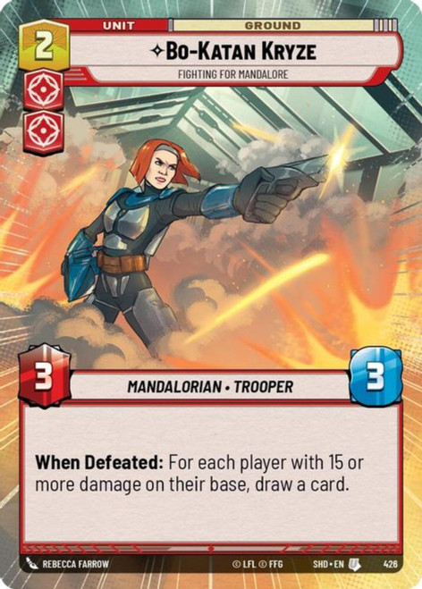 Bo-Katan Kryze, Fighting for Mandalore (Hyperspace Foil)