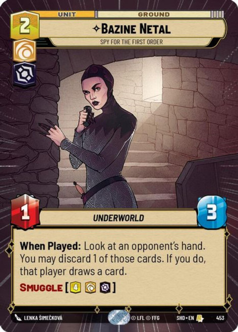 Bazine Netal, Spy for the First Order (Hyperspace Foil)
