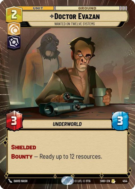 Doctor Evazan, Wanted on Twelve Systems (Hyperspace Foil)